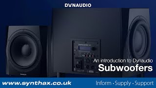 Video thumbnail for Dynaudio Subwoofers Overview: An introduction to the 9S, 18S and Core Subs by Synthax Audio UK