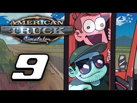 SuperMega Plays AMERICAN TRUCK SIMULATOR - EP 9: Road Trip