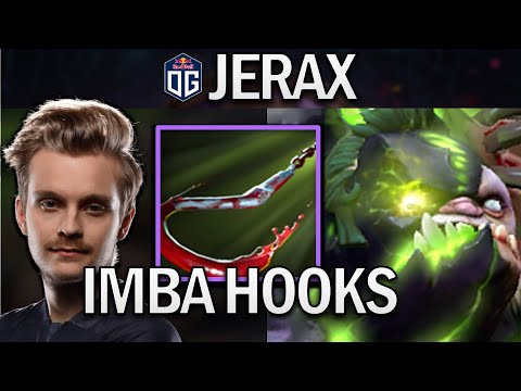 OG.JERAX PUDGE WITH IMBA HOOKS - DOTA 2 7.29 GAMEPLAY
