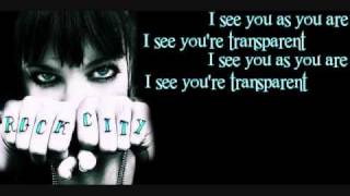 PORCELAIN BLACK-Transparent-Lyrics