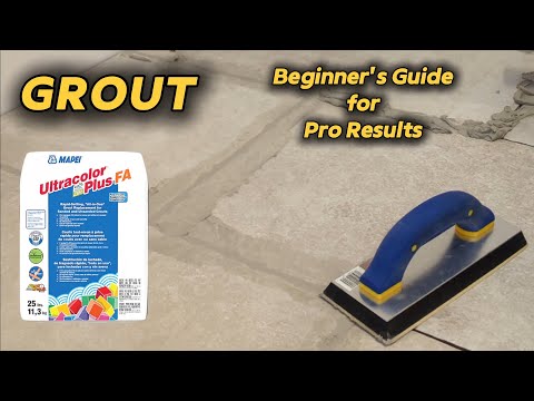 Tile Grout - Beginner's Guide for Pro Results - Mapei Ultracolor Plus FA