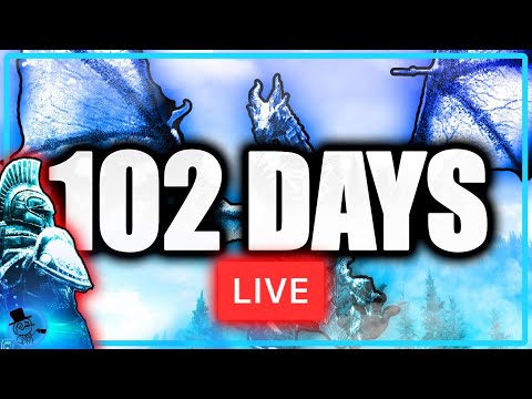 Can I Survive 100 Days in Hardcore Survival Mode? - Perfectly Balanced Skyrim Challenge #live