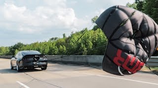 I pulled my new Parachute on the Highway!!