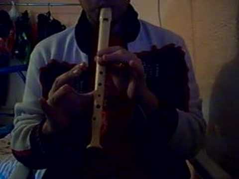 Notas para flauta (ES): Mujer amante (Rata Blanca), notas para flauta