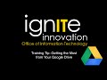 Training Tip Google Drive Full Throttle