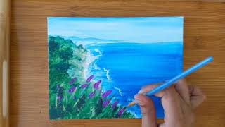 Sea Scenery | Acrylic on Canvas