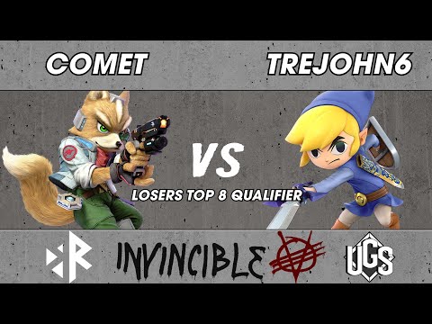 Invincible VIII - Losers Top 8 Qualifier - Comet(Fox) Vs. TreJohn6(Toon Link)