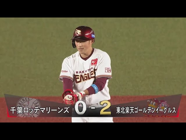 【2回表】イーグルス・小深田の2点タイムリー2ベースヒットで先制!! 2020/10/15 M-E