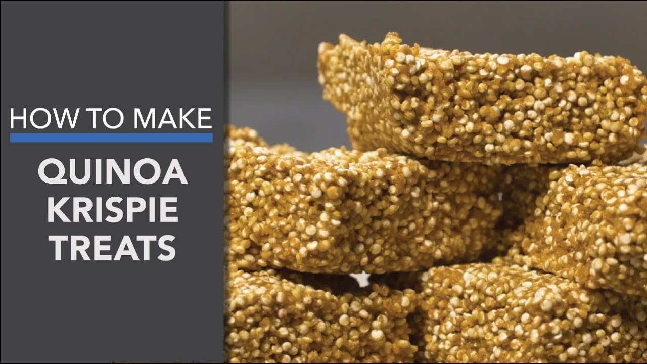 No-Bake Quinoa Krispie Treats - YouTube