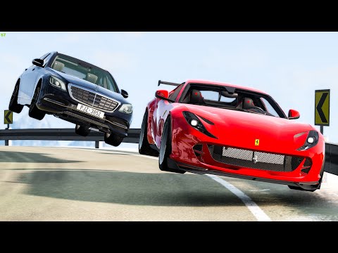 Street Racing Car Crashes #67 - BeamNG Drive Crashes