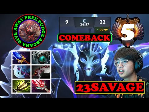 23SAVAGE SPECTRE ARCANA 9K COMEBACK NEVER GIVE UP BLOODTHORN BUILD | DOTA2ORBS