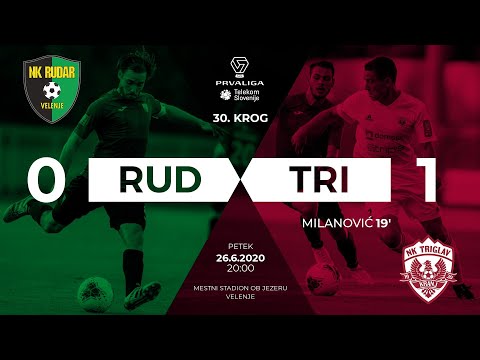 30.krog: Rudar - Triglav 0:1 ; Prva liga Telekom Slovenije 2019/2020
