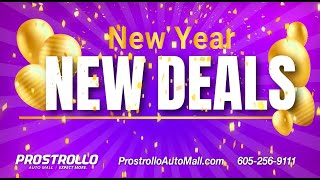 New Year means New Deals only at Prostrollo Auto Mall in Madison, SD!