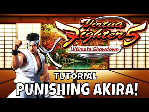 VF5US- PUNISHING AKIRA TUTORIAL! (Virtua Fighter 5: Ultimate Showdown)- Lau Chan Gameplay.