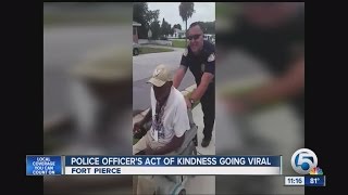 Police Officer's Act of Kindness Going Viral