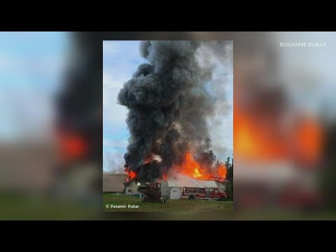 Fort Fairfield potato house a total loss after morning fire