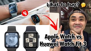 HUAWEI WATCH FIT 3 VS APPLE WATCH – HONEST COMPARISON 2025 | Jaden Yael