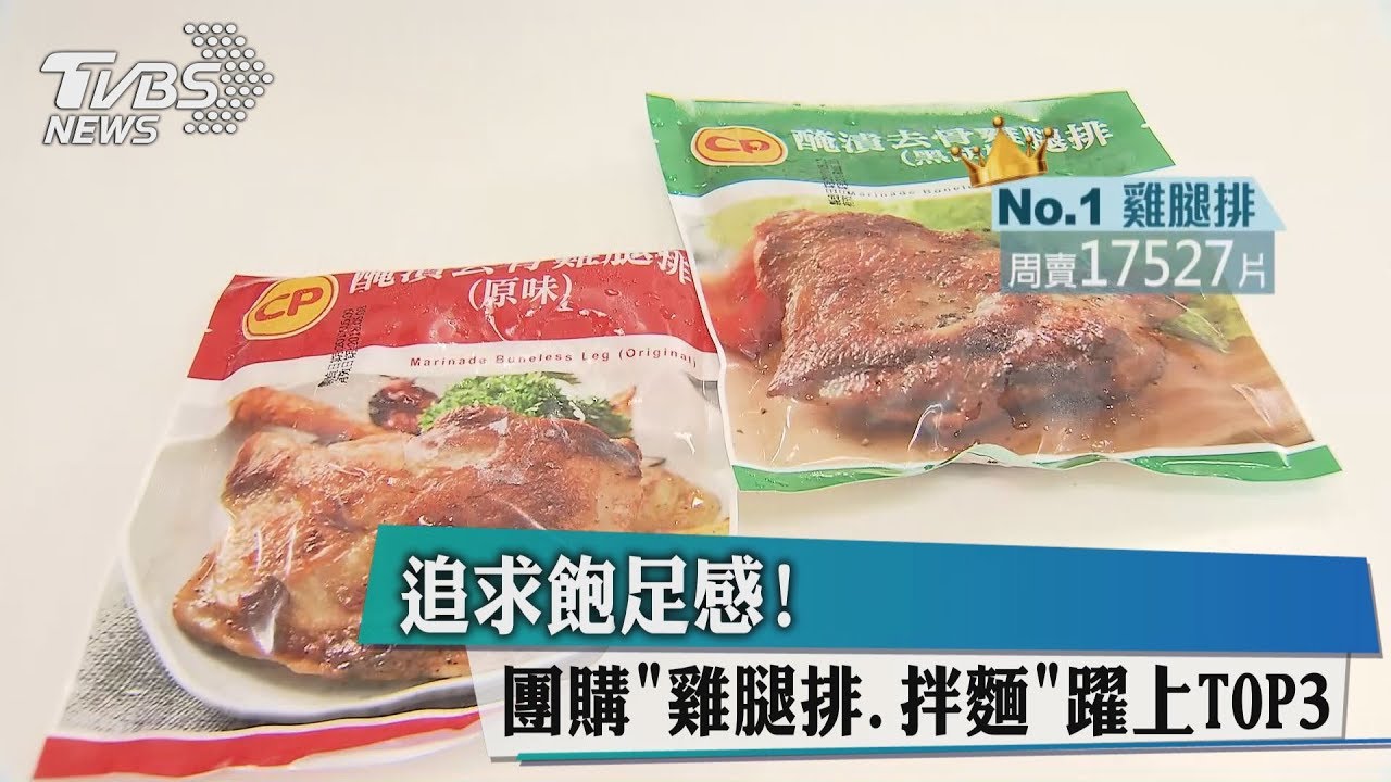 追求飽足感! 團購「雞腿排、拌麵」躍上TOP3