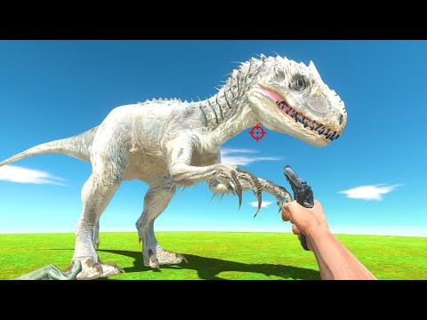 I Hunt Indominus Rex and Dinosaurs in Jurassic Park - Animal Revolt Battle Simulator