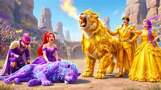 Download lagu Amethyst Family VS Golden Family: RUMI Gets Magic Leopard Racing Championship - KPOP Demon Hunters mp3