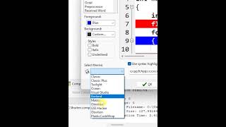 Enable dark mode on Dev C++