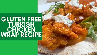 Gluten-Free Turkish Chicken Wrap Recipe | ASMR Cooking