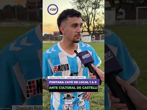 FONTANA CAYÓ DE LOCAL 1 A 0 ANTE CULTURAL DE CASTELLI