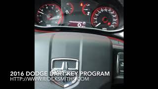 2016 Dodge Dart fobik Key Program in 2 min by ILocksmiths Brooklyn