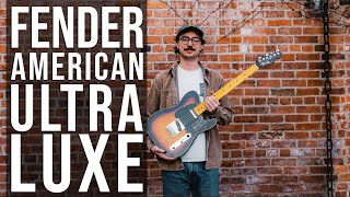 Video thumbnail for Fender American Ultra Luxe Telecaster - 2-Color Sunburst by Tapestry Music