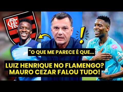 O FLAMENGO AVANÇOU POR LUIZ HENRIQUE? MAURO CEZAR É DIRETO sobre CONTRATAÇÃO! “O que ME PARECE é…”