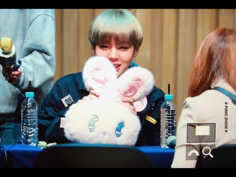 180401 Park jihoon (워너원) at JCC Art Hall fansign – Wanna One