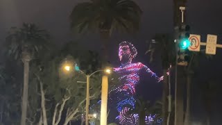 FIFA World Cup Opening Night Drone Show ⚽️ #Santa Monica #fifa #worldcup #soccer #drone #santamonica