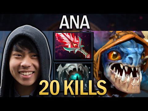Slark Dota 2 Gameplay Ana with 20 Kills and Midas