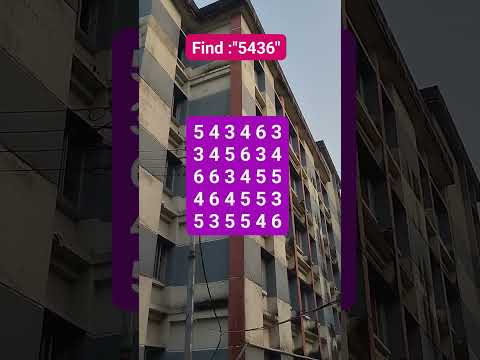Find :"5436" #brainteaser #search #find