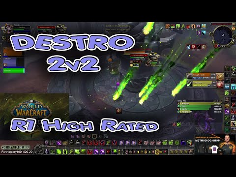 R1 DESTRO Warlock ARENA BfA 8.1.5 - Destruction 2v2