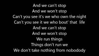 Neon Jungle - We Can´t Stop LYRİCS