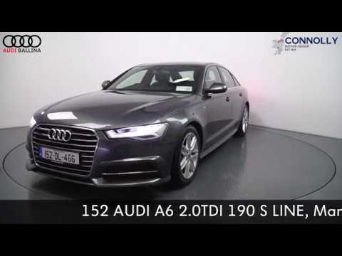 CMG AUDI BALLINA 152DL466 AUDI A6 2 0TDI 190 S LINE, Manual,Grey