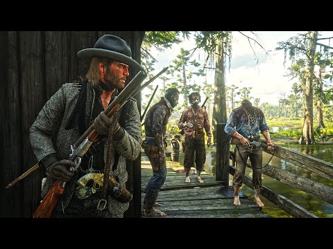 Red Dead Redemption 2 Realistic Stealth Gameplay