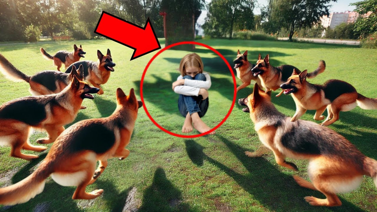 14 perros corren hacia la niña de 5 años. TODOS EMPIEZAN A LLORAR CUANDO VEN LO QUE PASÓ DESPUÉS...
