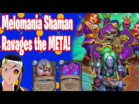 Cant Believe how STRONG Melomania is! | Menagerie Shaman | Hearthstone Shaman Deck