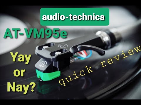 Quick review of Audio Technica AT VM95e cartridge and head shell combo.