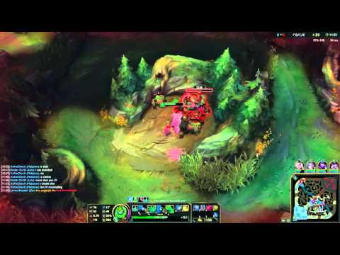 League of Legends: (OP) Best AP Zac Jungle vs Xin Platinum (S5.19) 7/4/17