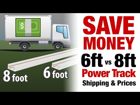 SAVE MONEY - 8ft vs 6ft Power Track Shipping & Prices