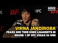 Virna Jandiroba Fears She Tore Knee in Round 1 of UFC Vegas 54 Win