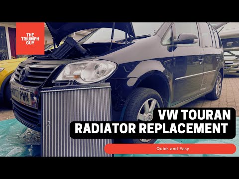 VW Touran T2 (2006-2010) Radiator Replacement Guide - Step-by-Step DIY Tutorial