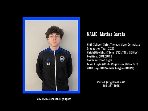 Matias Garcia 2023-2024 season highlights