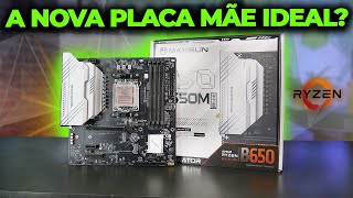 PLACA MÃE IDEAL PARA RYZEN DA NOVA GERAÇÃO! VALE A PENA? B650 MAXSUN AM5!