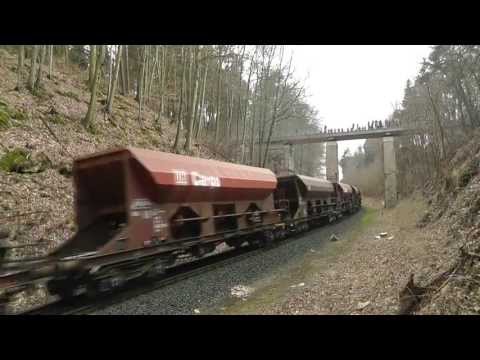 Plandampf Werra 2013 / 44 1486-8 / 44 2546-8 / 41 1144-9 / 2700 t Kies / 13.04.2013 /