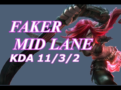 SKT T1 Faker - Katarina vs Jayce - KR LOL Solo Rank
