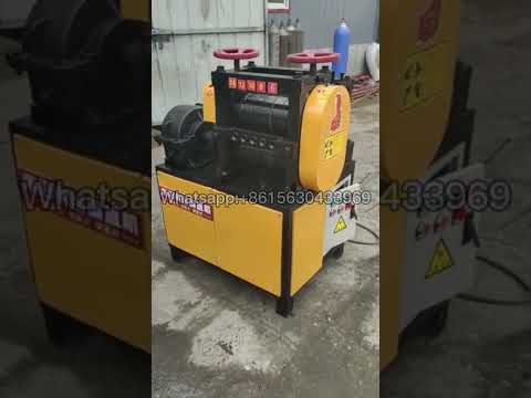 Scrap steel bar streighten machine automatic 6-14 mm steel wire streighten machine